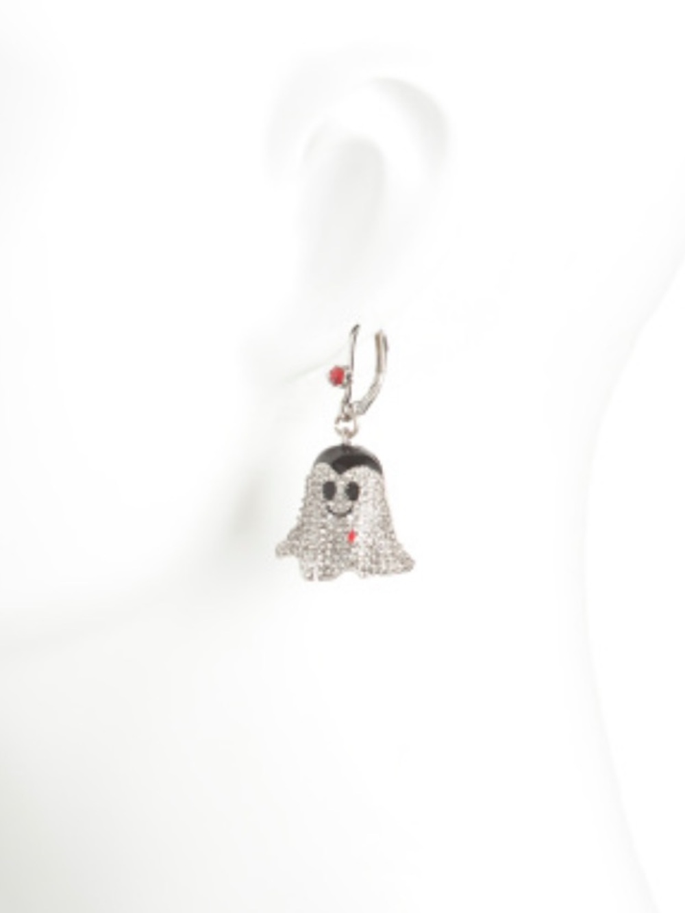 Betsey Johnson NWT Ghost & Coffin Mismatch Earrings - Picture 2 of 3